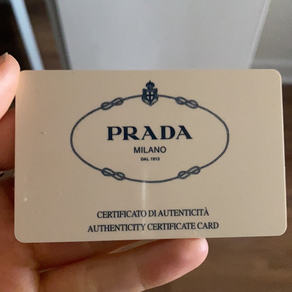 Blue prada fanny pack with authentication card! - Picture 9 of 16